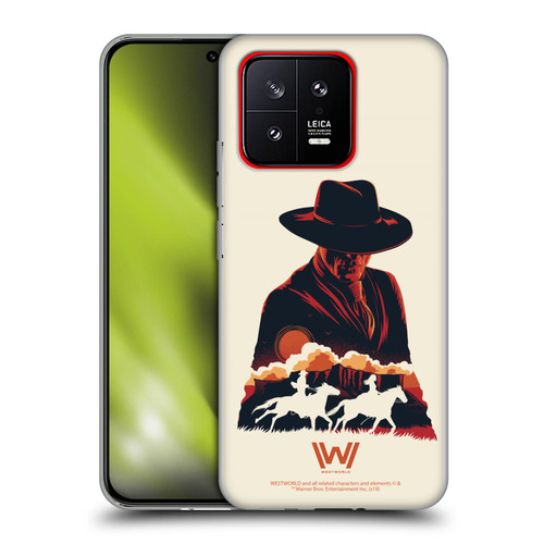 Westworld Graphics Man In Black Soft Gel Case for Xiaomi 13 5G