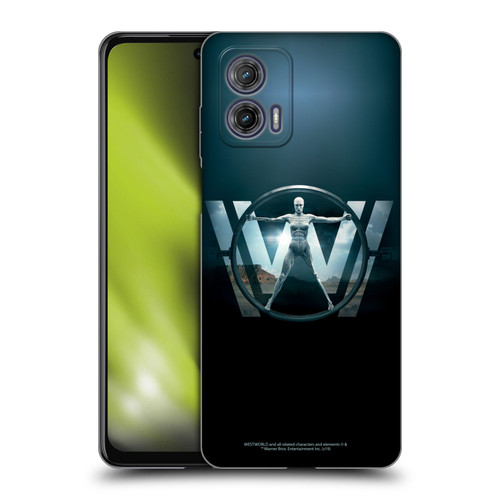 Westworld Key Art The Vitruvian Man Soft Gel Case for Motorola Moto G73 5G