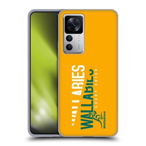 Australia National Rugby Union Team Wallabies Linebreak Yellow Soft Gel Case for Xiaomi 12T 5G / 12T Pro 5G / Redmi K50 Ultra 5G