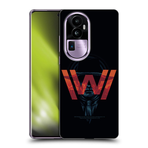 Westworld Logos Man In Black Soft Gel Case for OPPO Reno10 Pro+