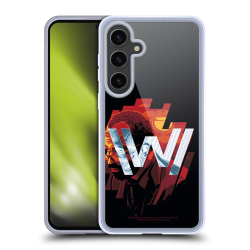 Westworld Logos Bernard Soft Gel Case for Samsung Galaxy S24+ 5G