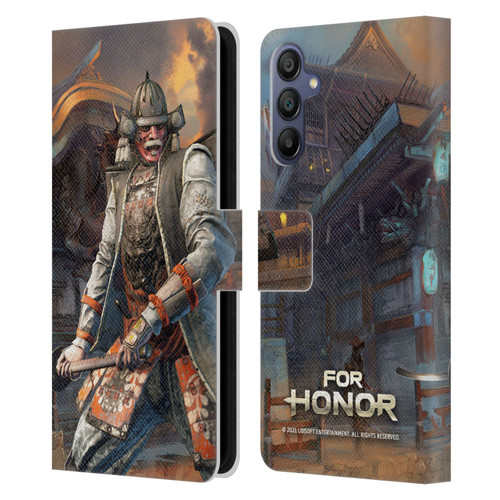 For Honor Characters Kensei Leather Book Wallet Case Cover For Samsung Galaxy A15