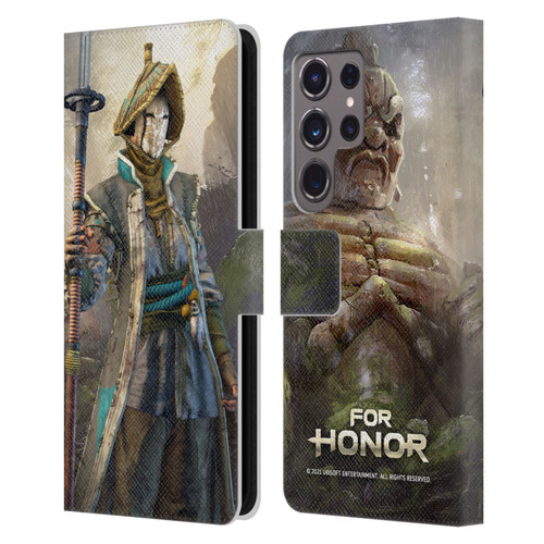 For Honor Characters Nobushi Leather Book Wallet Case Cover For Samsung Galaxy S24 Ultra 5G