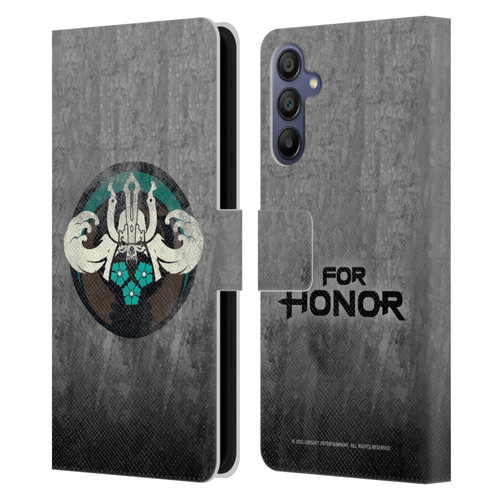 For Honor Icons Samurai Leather Book Wallet Case Cover For Samsung Galaxy A15