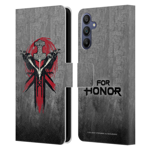 For Honor Icons Viking Leather Book Wallet Case Cover For Samsung Galaxy A15