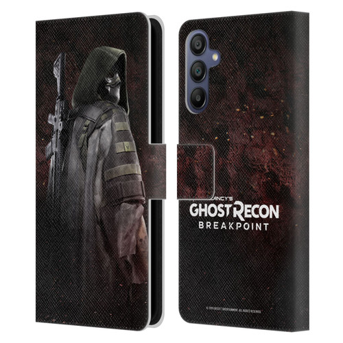 Tom Clancy's Ghost Recon Breakpoint Character Art Colonel Walker Leather Book Wallet Case Cover For Samsung Galaxy A15
