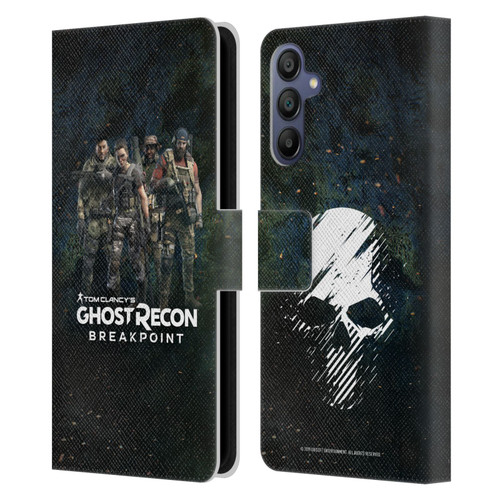 Tom Clancy's Ghost Recon Breakpoint Character Art The Ghosts Leather Book Wallet Case Cover For Samsung Galaxy A15