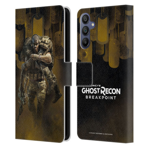 Tom Clancy's Ghost Recon Breakpoint Character Art Nomad Poster Leather Book Wallet Case Cover For Samsung Galaxy A15