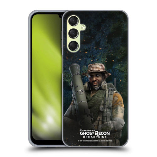 Tom Clancy's Ghost Recon Breakpoint Character Art Fixit Soft Gel Case for Samsung Galaxy A24 4G / Galaxy M34 5G