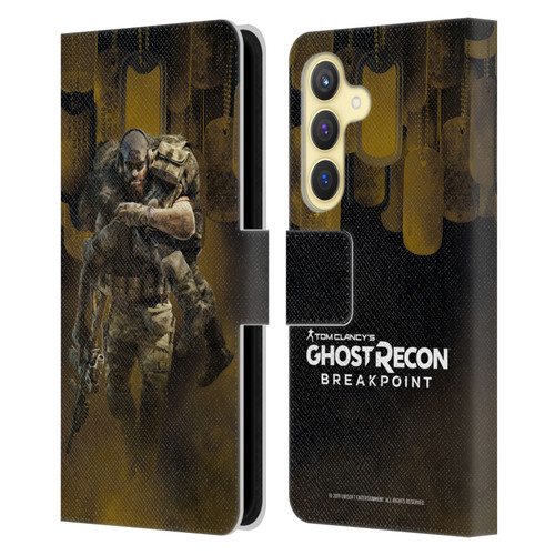 Tom Clancy's Ghost Recon Breakpoint Character Art Nomad Poster Leather Book Wallet Case Cover For Samsung Galaxy S24 5G