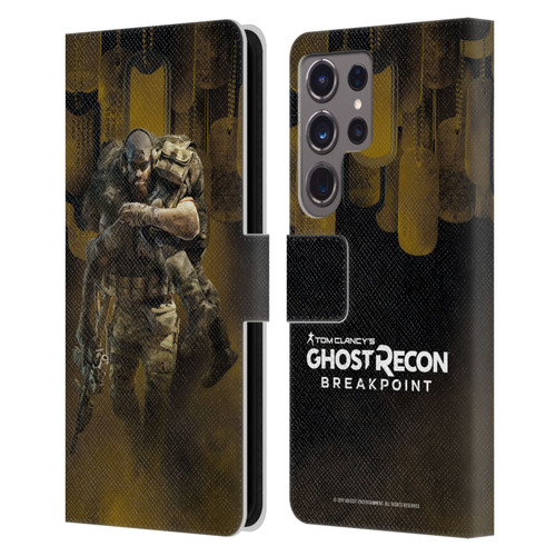 Tom Clancy's Ghost Recon Breakpoint Character Art Nomad Poster Leather Book Wallet Case Cover For Samsung Galaxy S24 Ultra 5G