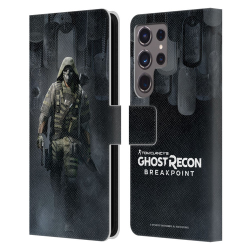 Tom Clancy's Ghost Recon Breakpoint Character Art Walker Poster Leather Book Wallet Case Cover For Samsung Galaxy S24 Ultra 5G