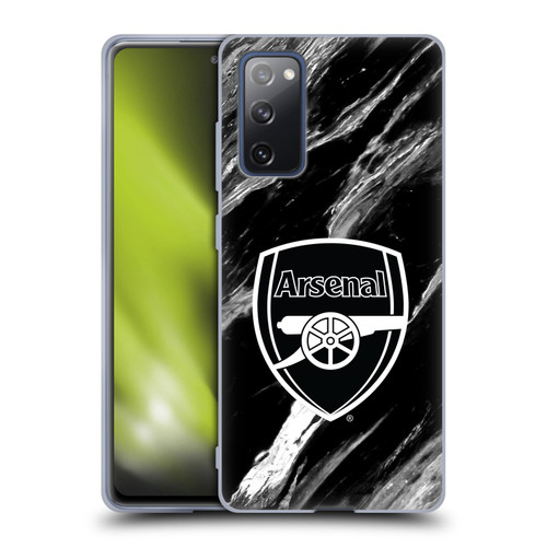 Arsenal FC Crest Patterns Marble Soft Gel Case for Samsung Galaxy S20 FE / 5G