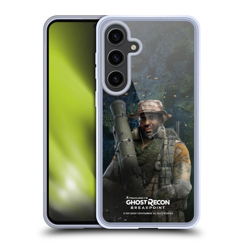 Tom Clancy's Ghost Recon Breakpoint Character Art Fixit Soft Gel Case for Samsung Galaxy S24+ 5G