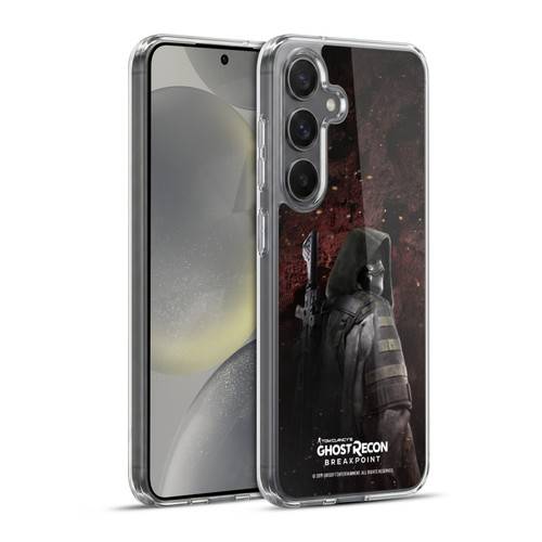 Tom Clancy's Ghost Recon Breakpoint Character Art Colonel Walker Soft Gel Case for Samsung Galaxy S24+ 5G & MagSafe