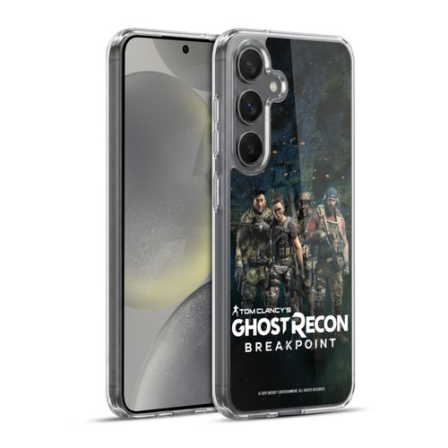 Tom Clancy's Ghost Recon Breakpoint Character Art The Ghosts Soft Gel Case for Samsung Galaxy S24+ 5G & MagSafe