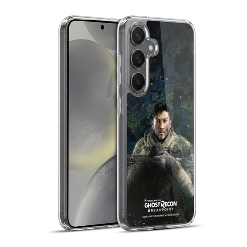 Tom Clancy's Ghost Recon Breakpoint Character Art Vasily Soft Gel Case for Samsung Galaxy S24+ 5G & MagSafe