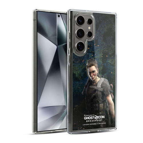 Tom Clancy's Ghost Recon Breakpoint Character Art Fury Soft Gel Case for Samsung Galaxy S24 Ultra 5G & MagSafe