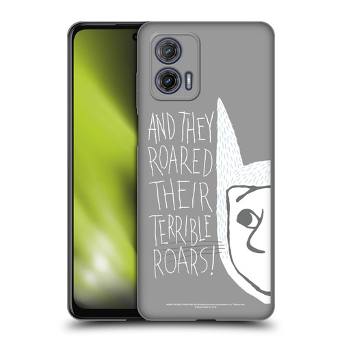 Where the Wild Things Are Literary Graphics Terrible Roars Soft Gel Case for Motorola Moto G73 5G
