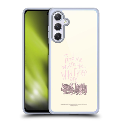 Where the Wild Things Are Literary Graphics Find Me Soft Gel Case for Samsung Galaxy M54 5G