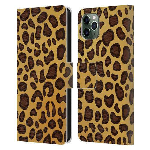 Haroulita Animal Prints Leopard Leather Book Wallet Case Cover For Apple iPhone 11 Pro Max