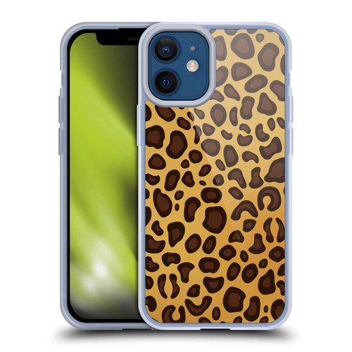 Haroulita Animal Prints Leopard Soft Gel Case for Apple iPhone 12 Mini