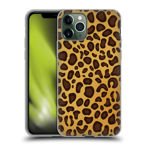 Haroulita Animal Prints Leopard Soft Gel Case for Apple iPhone 11 Pro