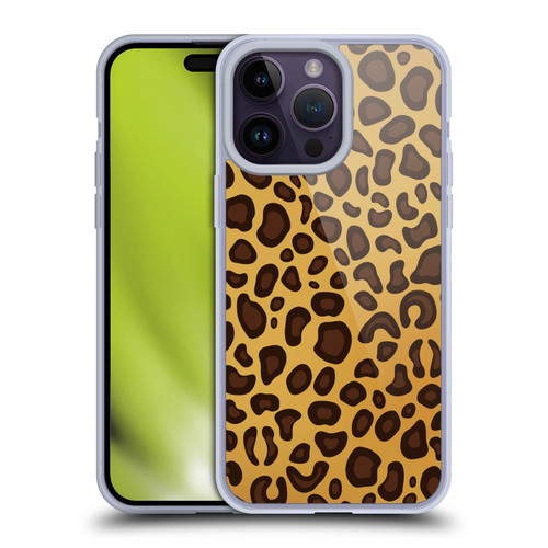 Haroulita Animal Prints Leopard Soft Gel Case for Apple iPhone 14 Pro Max