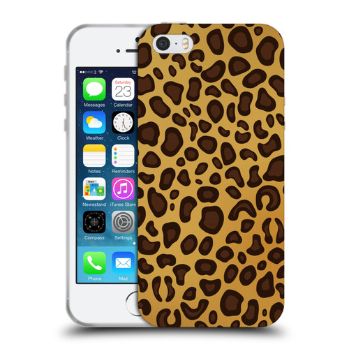 Haroulita Animal Prints Leopard Soft Gel Case for Apple iPhone 5 / 5s / iPhone SE 2016