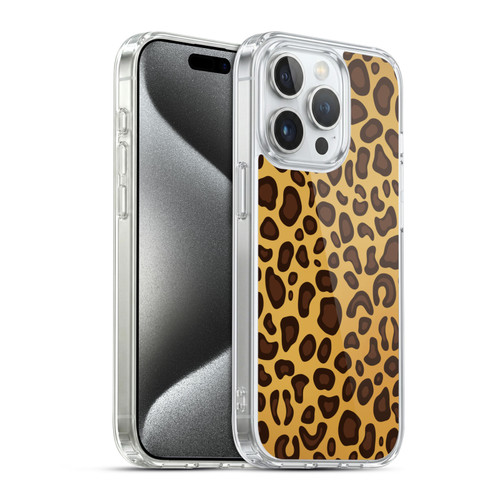 Haroulita Animal Prints Leopard Soft Gel Case for Apple iPhone 15 Pro & MagSafe