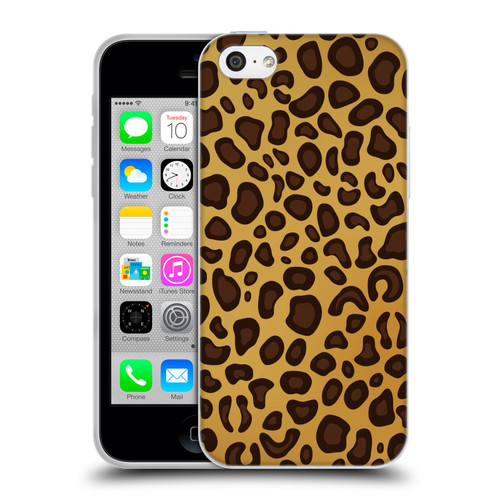 Haroulita Animal Prints Leopard Soft Gel Case for Apple iPhone 5c