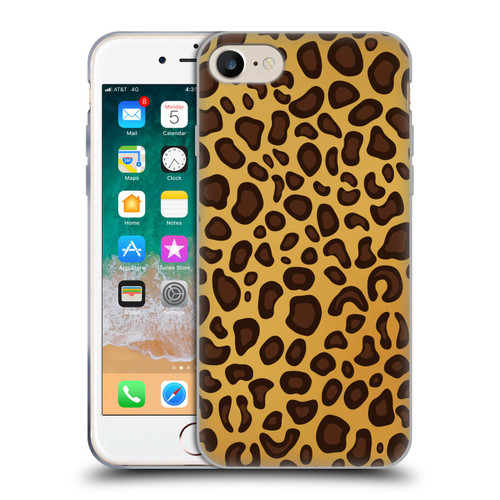 Haroulita Animal Prints Leopard Soft Gel Case for Apple iPhone 7 / 8 / SE 2020 & 2022
