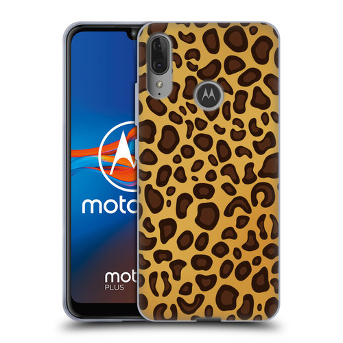 Haroulita Animal Prints Leopard Soft Gel Case for Motorola Moto E6 Plus