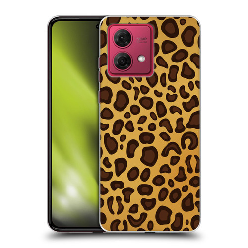 Haroulita Animal Prints Leopard Soft Gel Case for Motorola Moto G84 5G