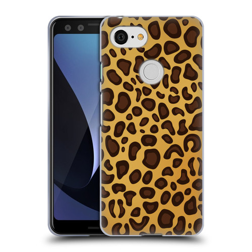 Haroulita Animal Prints Leopard Soft Gel Case for Google Pixel 3