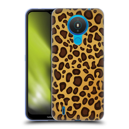 Haroulita Animal Prints Leopard Soft Gel Case for Nokia 1.4
