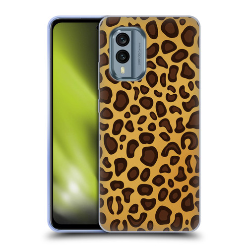 Haroulita Animal Prints Leopard Soft Gel Case for Nokia X30