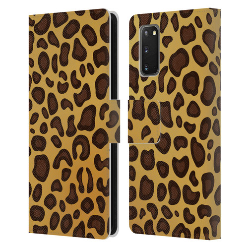 Haroulita Animal Prints Leopard Leather Book Wallet Case Cover For Samsung Galaxy S20 / S20 5G