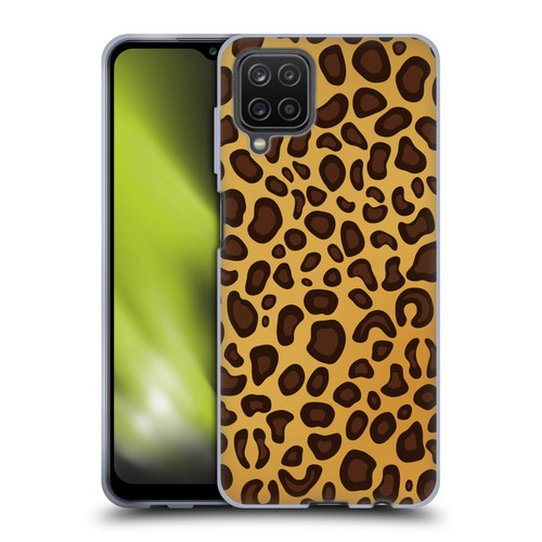 Haroulita Animal Prints Leopard Soft Gel Case for Samsung Galaxy A12 (2020)
