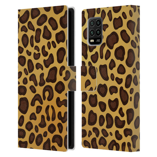 Haroulita Animal Prints Leopard Leather Book Wallet Case Cover For Xiaomi Mi 10 Lite 5G