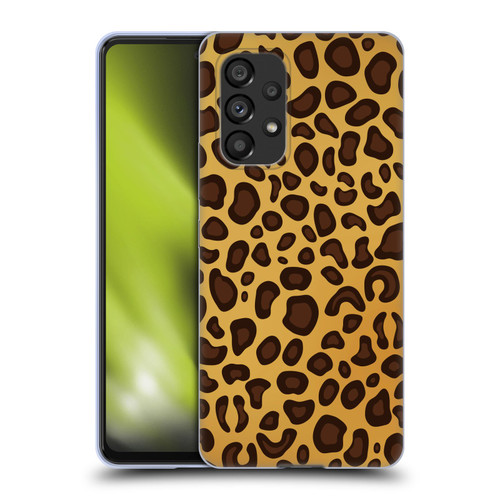 Haroulita Animal Prints Leopard Soft Gel Case for Samsung Galaxy A53 5G (2022)