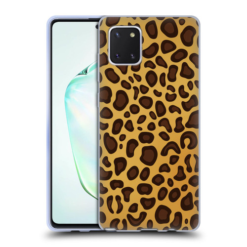 Haroulita Animal Prints Leopard Soft Gel Case for Samsung Galaxy Note10 Lite