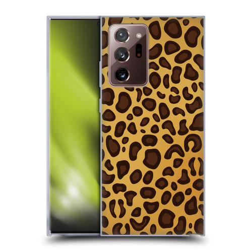 Haroulita Animal Prints Leopard Soft Gel Case for Samsung Galaxy Note20 Ultra / 5G