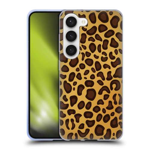 Haroulita Animal Prints Leopard Soft Gel Case for Samsung Galaxy S23 5G