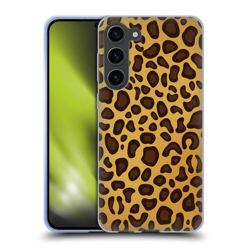 Haroulita Animal Prints Leopard Soft Gel Case for Samsung Galaxy S23+ 5G