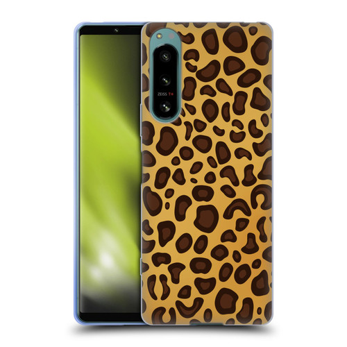 Haroulita Animal Prints Leopard Soft Gel Case for Sony Xperia 5 IV