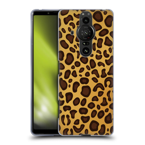 Haroulita Animal Prints Leopard Soft Gel Case for Sony Xperia Pro-I