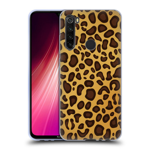 Haroulita Animal Prints Leopard Soft Gel Case for Xiaomi Redmi Note 8T
