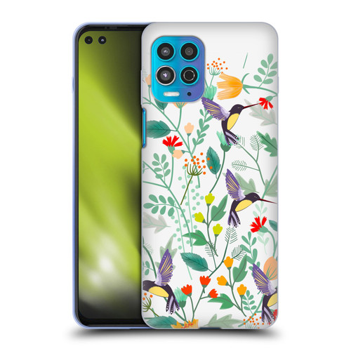 Haroulita Birds And Flowers Hummingbirds Soft Gel Case for Motorola Moto G100