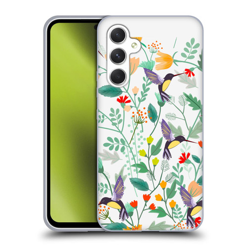 Haroulita Birds And Flowers Hummingbirds Soft Gel Case for Samsung Galaxy A54 5G